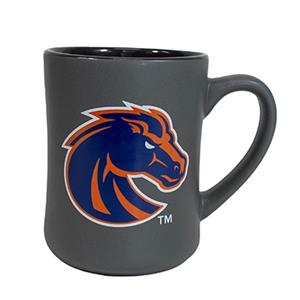 BOISE STATE MUG MATTE FULL COLOR BRONCO -  steelgray